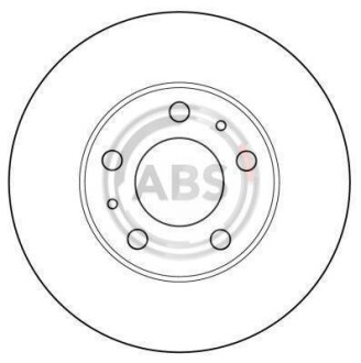 Гальмівний диск перед. Boxer/Ducato/Jumper (06-21) A.B.S. 16291 (фото 1)