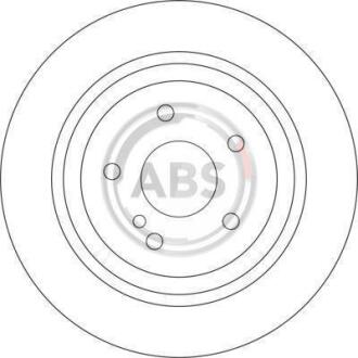 Диск гальмівний A.B.S. 17113 (фото 1)