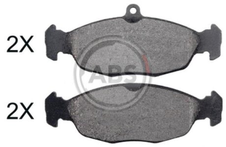 Комплект гальмівних колодок A.B.S. 35006 (фото 1)