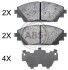 Гальмівні колодки дискові (1 к-т) 35022