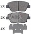 Колодки гальмівні пер. Optima/K5/Elantra 11- 35033