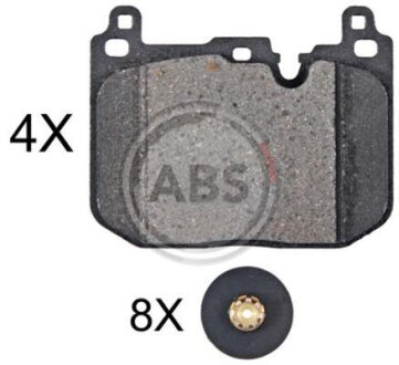 Комплект гальмівних колодок A.B.S. 35117 (фото 1)