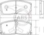 Комплект колодок гальмівних пер. A.B.S. 36658 (фото 1)