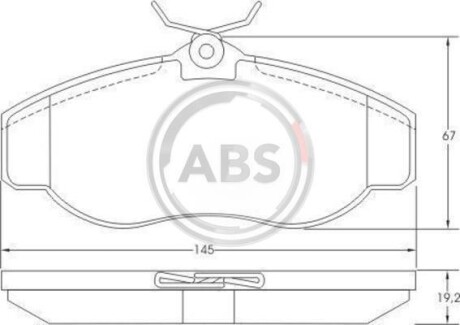 Колодки гальмівні пер. Discovery/Range Rover 94-04 A.B.S. 36941