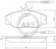 Гальмівні колодки перед. Peugeot 306/406/607 96- (TRW) 36977