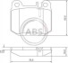 Колодка торм. диск. MB ML KLASSE (W163) задн. (пр-во ABS) 37194