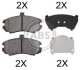 Колодки тормозные перед. Elantra (00-07) A.B.S. 37524 (фото 1)