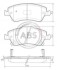 Гальмівні колодки перед. Toyota Auris 07-12 (bosch) (136,7x57,9x19,2) 37620