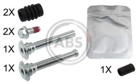 Комплект напрямних втулок, гальмівний супорт A.B.S. 55121 (фото 1)