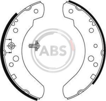 Колодки тормозные задн. Transit 85-01 A.B.S. 8829