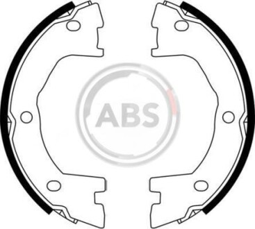 Колодки ручного гальма Daily II 89-99/Mascott 99-10 (Brembo) A.B.S. 9199