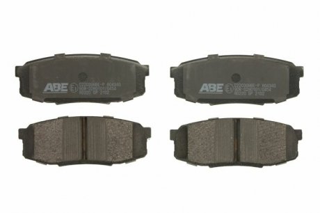 Гальмівні колодки, дискові ABE PERFORMANCE C22039ABEP (фото 1)