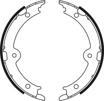 Гальмівні колодки, барабанні ABE C02087ABE