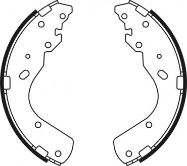 Гальмівні колодки, барабанні ABE C03044ABE