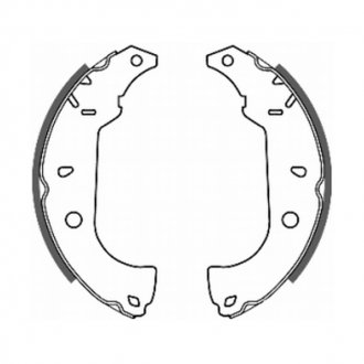 Гальмівні колодки, барабанні ABE C0F004ABE