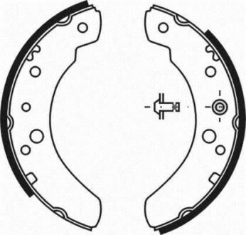 Гальмівні колодки, барабанні ABE C0G017ABE
