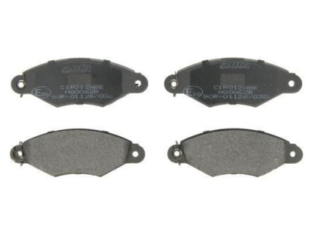 Колодки гальмівні передні дискові CITROEN XSARA 97-00, RENAULT KANGOO 97-07 ABE C1R012ABE (фото 1)