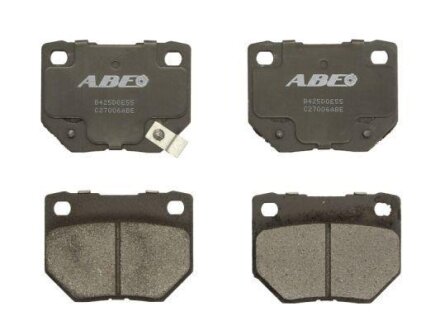 Фото комплект гальмівних колодок задн, SUBARU IMPREZA, TRIBECA 2.0-3.6 11.95- ABE C27006ABE Комплект гальмівних колодок задн, SUBARU IMPREZA, TRIBECA 2.0-3.6 11.95- ABE C27006ABE