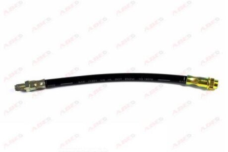 Фото 1 - гальмівний шланг гнучкий передн Лів/Прав (довжина 242мм, M10x1/M10x1) RENAULT 21, CLIO I, TWINGO I, TWINGO I/HATCHBACK 1.0-2.0 03.86-06.07 ABE C87148ABE Гальмівний шланг гнучкий передн Лів/Прав (довжина 242мм, M10x1/M10x1) RENAULT 21, CLIO I, TWINGO I, TWINGO I/HATCHBACK 1.0-2.0 03.86-06.07 ABE C87148ABE (фото 1)