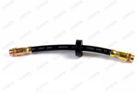 Гальмівний шланг гнучкий передн Лів/Прав (довжина 225мм, M10x1/M10x1) RENAULT ESPACE IV, LAGUNA II, VEL SATIS 1.6-3.5 03.01- ABE C87168ABE (фото 1)