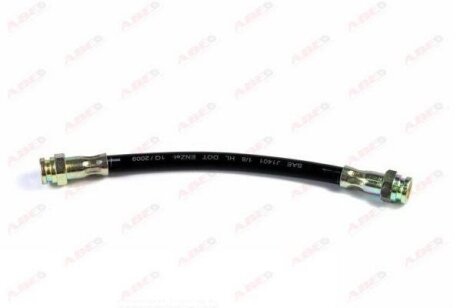 Фото 1 - гальмівний шланг гнучкий задн Лів/Прав (довжина 206мм, M10x1/M10x1) PEUGEOT 405 I, 405 II RENAULT AVANTIME, CLIO III, CLIO III/HATCHBACK, CLIO IV/HATCHBACK, ESPACE III 0.9LPG-3.0 06.87- ABE C87264ABE Гальмівний шланг гнучкий задн Лів/Прав (довжина 206мм, M10x1/M10x1) PEUGEOT 405 I, 405 II RENAULT AVANTIME, CLIO III, CLIO III/HATCHBACK, CLIO IV/HATCHBACK, ESPACE III 0.9LPG-3.0 06.87- ABE C87264ABE (фото 1)