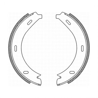 Гальмівні колодки, барабанні ABE CRM005ABE