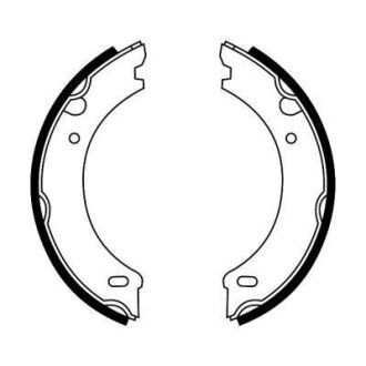 Гальмівна колодка VOLVO 740, 760, 780, 940, 940 II, 960, 960 II, S90 I, V90 I 2.0-2.9 08.81-12.98 ABE CRV003ABE (фото 1)