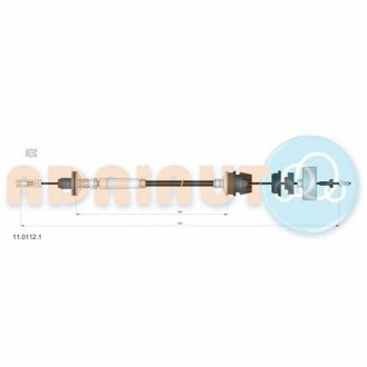 Трос зчеплення FIAT ADRIAUTO 11.0112.1