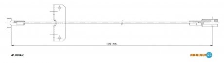Трос стояночного гальма ADRIAUTO 41.0204.2