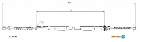 Тросик ADRIAUTO 52.0219.1