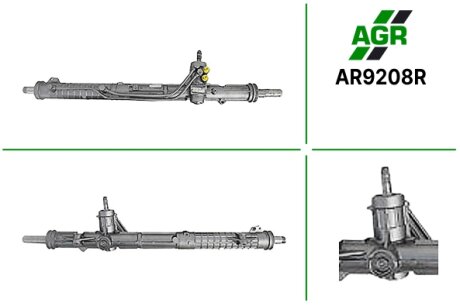 Рулевая рейка с ГУР восстановленная ALFA ROMEO Spider 2006-,ALFA ROMEO 156 2002-2005 AGR AR9208R (фото 1)
