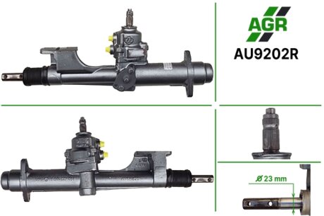 Рульова рейка з ГПК, відновлена, AUDI 80 06.86-10.91;AUDI 80 09.91-12.94 AGR AU9202R