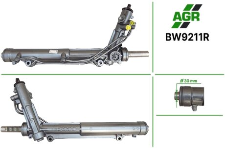 Рульова рейка з ГПК, відновлена, BMW X5 E-53 1999-2007 AGR BW9211R