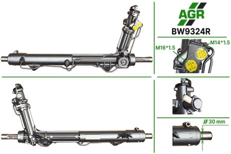 Рулевая рейка с ГУР восстановленная BMW X6 E71 2008-2012, BMW X5 E70 2008-2012 SERV AGR BW9234R