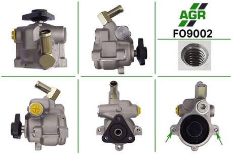 Насос ГПК з механічним приводом, новий, FORD ESCORT 1995-2000, FIESTA 1989-1995, TRANSIT 1994-2000 AGR FO9002