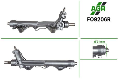 Рульова рейка з ГПК, відновлена, FORD EXPLORER 92-00 AGR FO9206R (фото 1)
