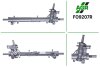 Рулевая рейка с ГУР восстановленная FORD FIESTA V (JH_, JD_) 01-09,FUSION (JU_) 02-09 FO9207R