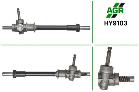 Рульова рейка без ПК, нова, HYUNDAI ACCENT I (X-3) 94-00, ACCENT (X-3) 94-00 AGR HY9103 (фото 1)