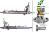 Рульова рейка з ГПК, відновлена, HYUNDAI SONATA 2010-,HYUNDAI AZERA 2011-,KIA CADENZA,KIA OPTIMA AGR HY9234R (фото 1)