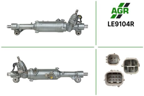 Рулевая рейка с ЭУР восстановленная LEXUS RX 2004-2008 AGR LE9104R