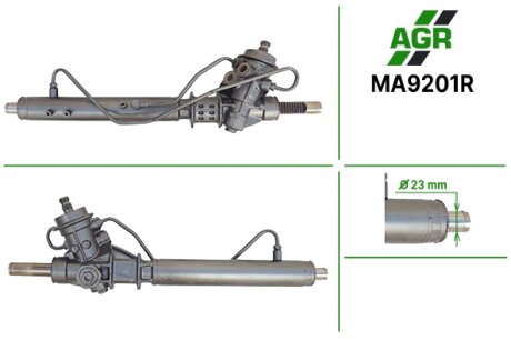 Рулевая рейка с ГУР восстановленная MAZDA 323 C V (BA) 94-98,323 F V (BA) 94-98,323 P V (BA) 96-,323 AGR MA9201R (фото 1)