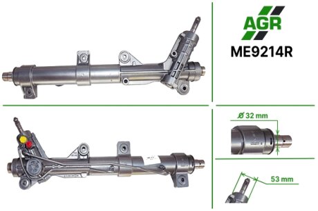 Рулевая рейка с ГУР восстановленная MERCEDES-BENZ VITO автобус (638) 99-03,VITO фургон (638) 99-03 AGR ME9214R (фото 1)