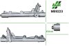 Рулевая рейка с ГУР новая MERCEDES-BENZ S-CLASS (W221) 05-,S-CLASS купе (C216) 06- ME9223