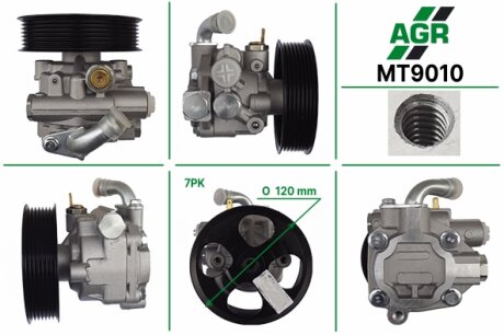 Насос ГУР новый MITSUBISHI PAJERO III 2000-2007 AGR MT9010 (фото 1)