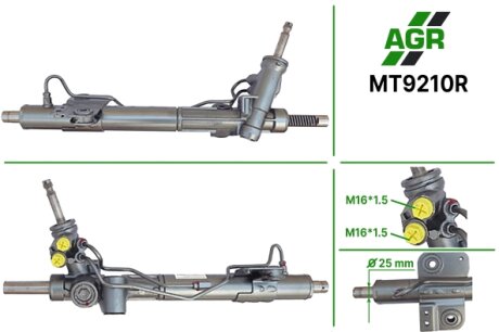 Рульова рейка з ГПК, відновлена, CITROEN C-CROSSER (EP_) 07-;MITSUBISHI OUTLANDER II (CW_W) 07- AGR MT9210R