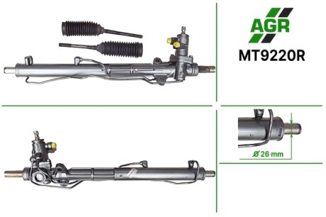 Рулевая рейка с ГУР восстановленная MITSUBISHI GALANT 96-00 AGR MT9220R (фото 1)