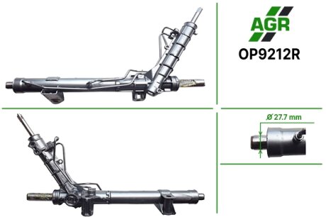 Рулевая рейка с ГУР восстановленная NISSAN Primastar 2002-,OPEL Vivaro 2001-,RENAULT Trafic 2001- AGR OP9212R
