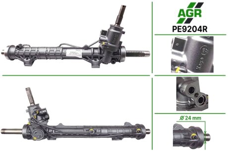 Рульова рейка з ГПК, відновлена, CITROEN C4 2004-, PEUGEOT 307 2001-2008 KOYO AGR PE9204R