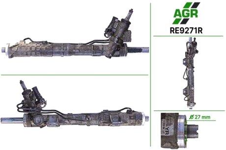 Рульова рейка з ГПК, відновлена, RENAULT LATITUDE (L70_) 10-н.в. AGR RE9271R (фото 1)