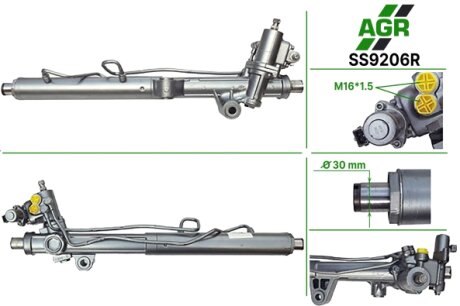Рульова рейка з ГПК, відновлена, DAEWOO REXTON (GAB_) 02-; SSANGYONG REXTON (GAB_) 02-06 AGR SS9206R